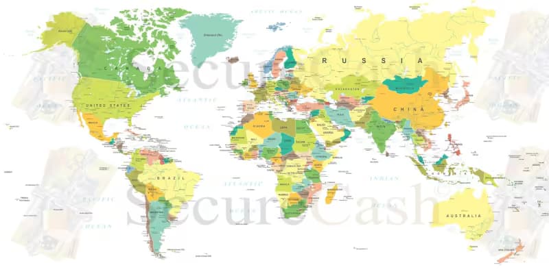 SecureCash Partners Australia Map